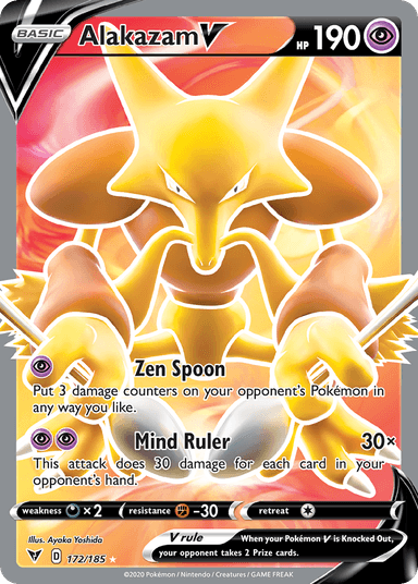 Alakazam V, Vivid Voltage 172