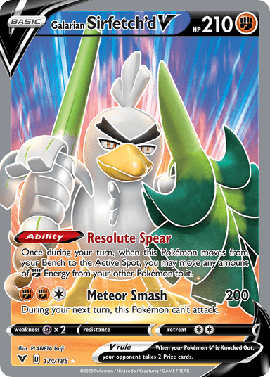 Galarian Sirfetch'd V, Vivid Voltage 174