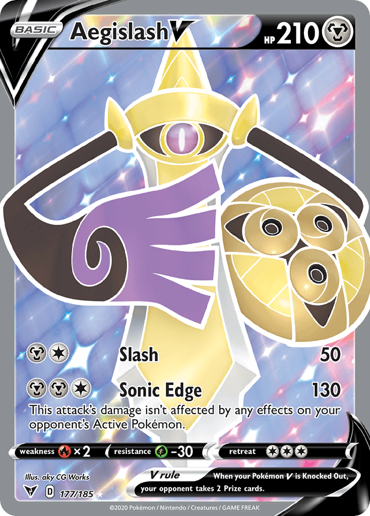 Aegislash V, Vivid Voltage 177