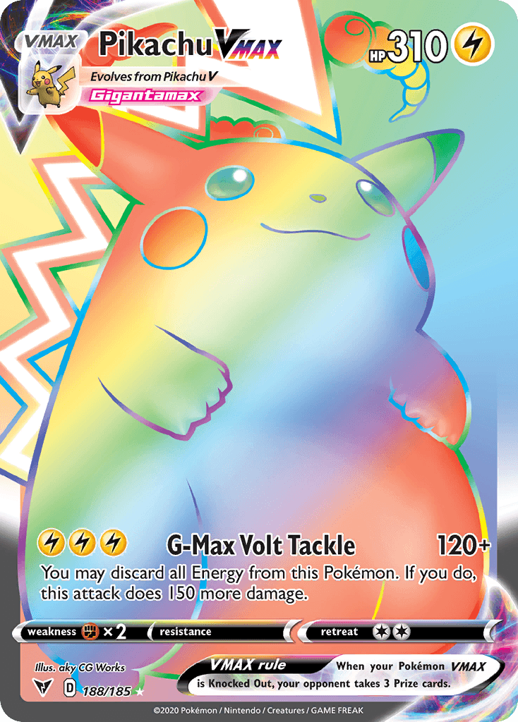 Pikachu VMAX, Vivid Voltage 188