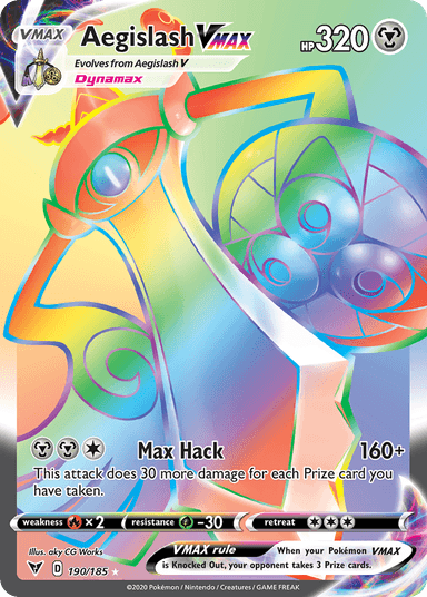 Aegislash VMAX, Vivid Voltage 190