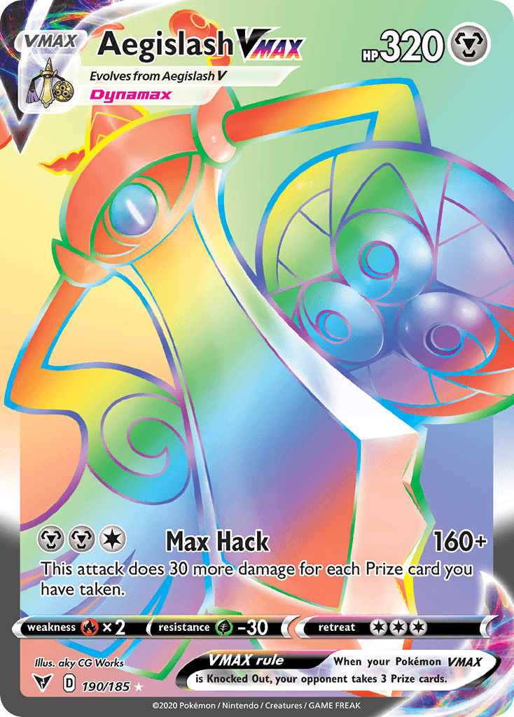 Aegislash VMAX, Vivid Voltage 190