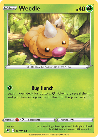 Weedle, Vivid Voltage 1
