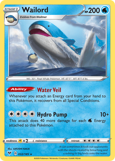 Wailord, Vivid Voltage 32