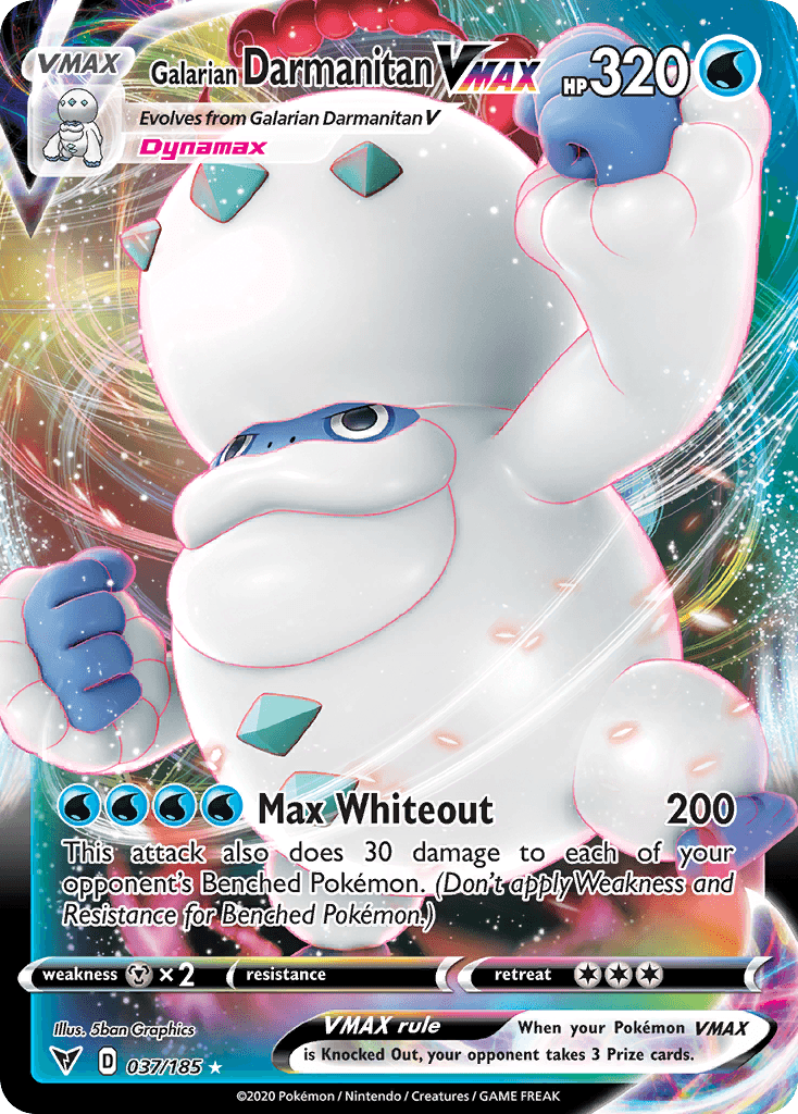 Galarian Darmanitan VMAX, Vivid Voltage 37