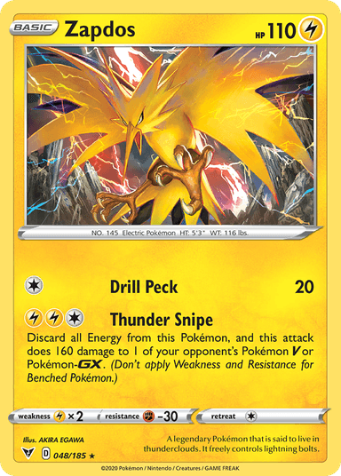 Zapdos, Vivid Voltage 48
