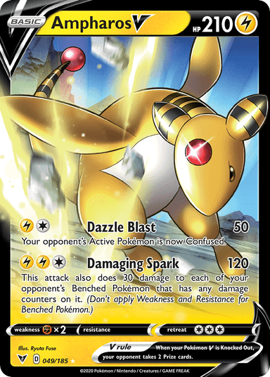 Ampharos V, Vivid Voltage 49