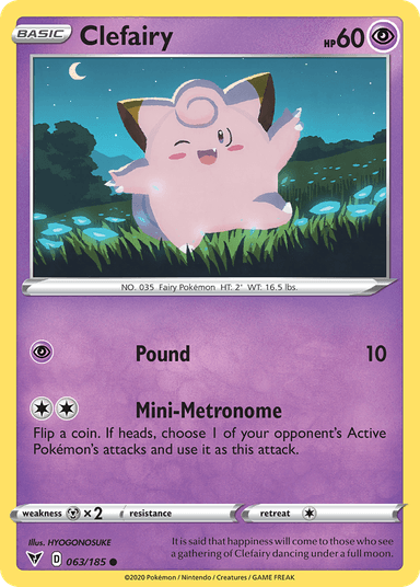 Clefairy, Vivid Voltage 63