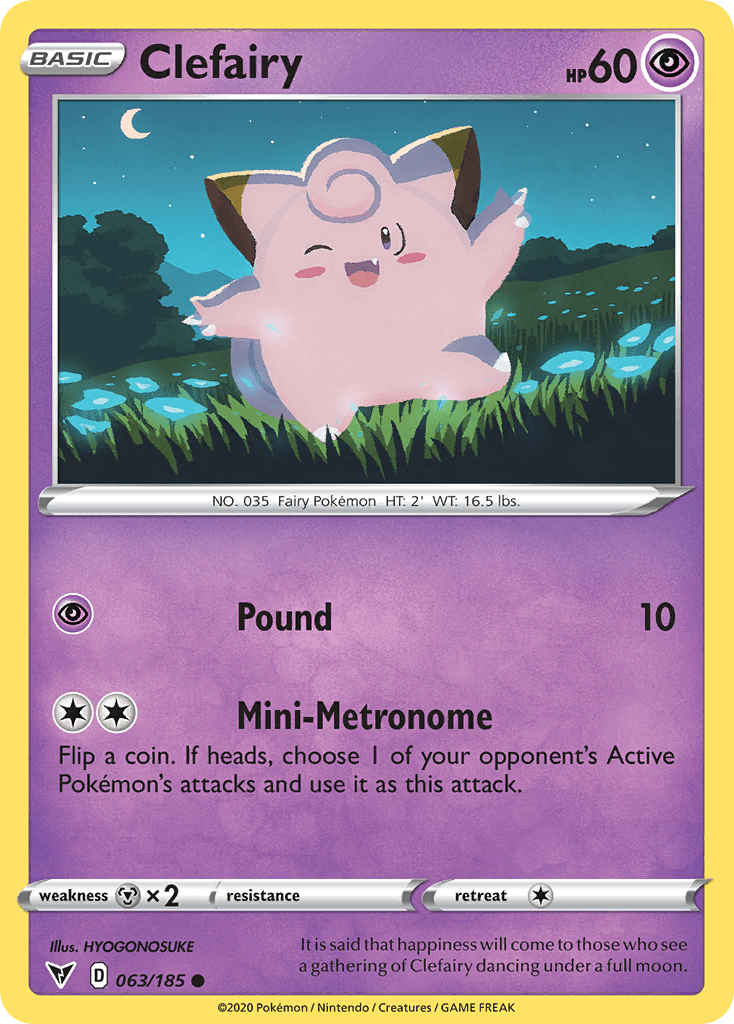 Clefairy, Vivid Voltage 63