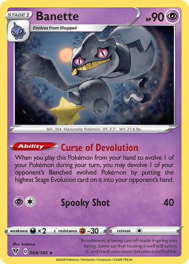 Banette, Vivid Voltage 68