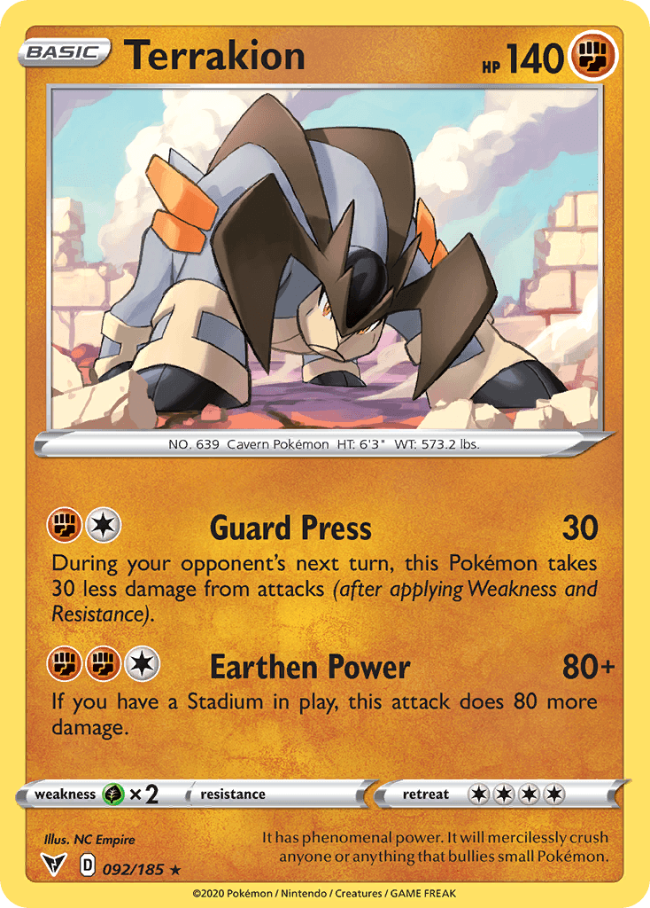 Terrakion, Vivid Voltage 92