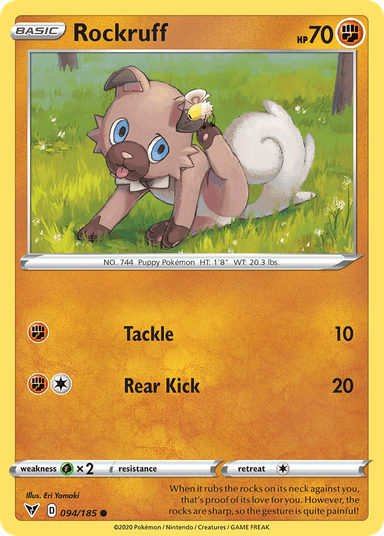 Rockruff, Vivid Voltage 94