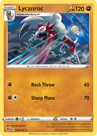 Lycanroc, Vivid Voltage 95