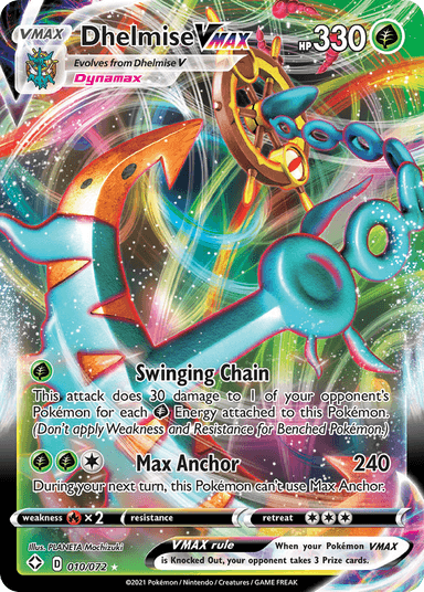 Dhelmise VMAX, Shining Fates 10