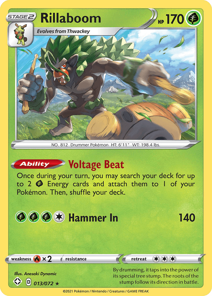Rillaboom, Shining Fates 13