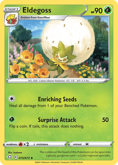 Eldegoss, Shining Fates 15