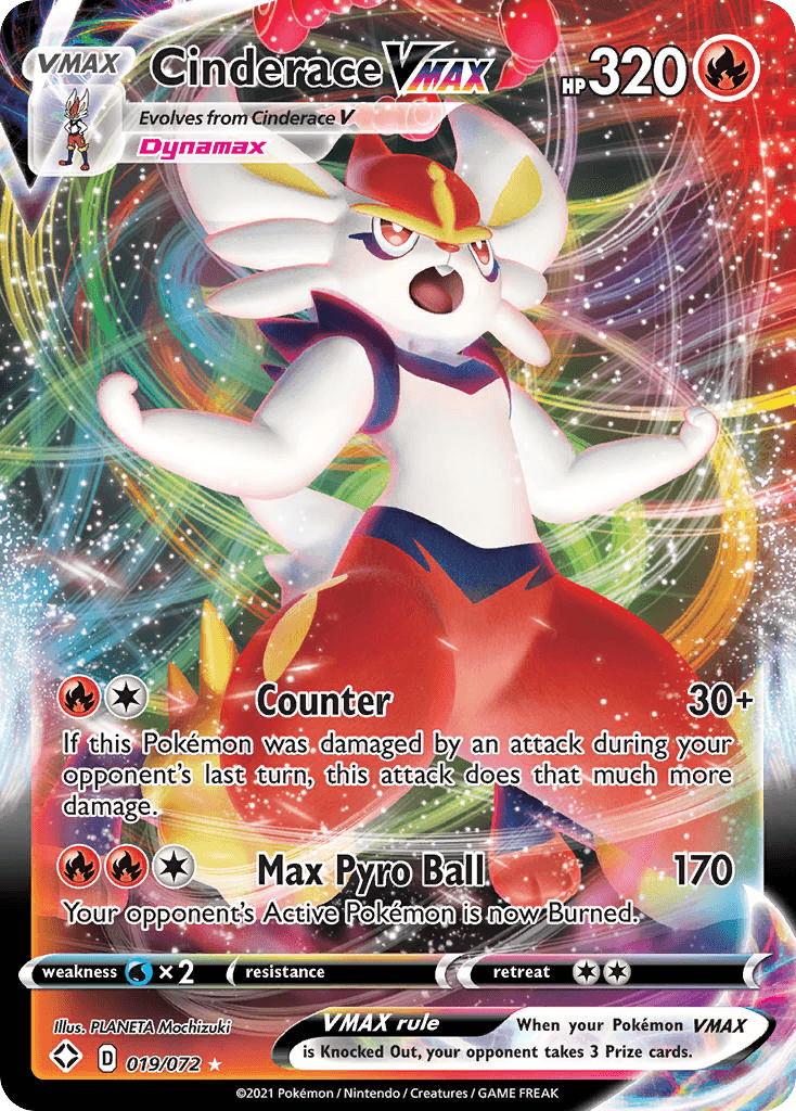Cinderace VMAX, Shining Fates 19