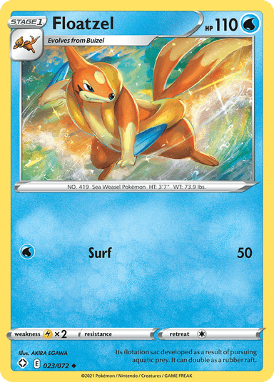 Floatzel, Shining Fates 23
