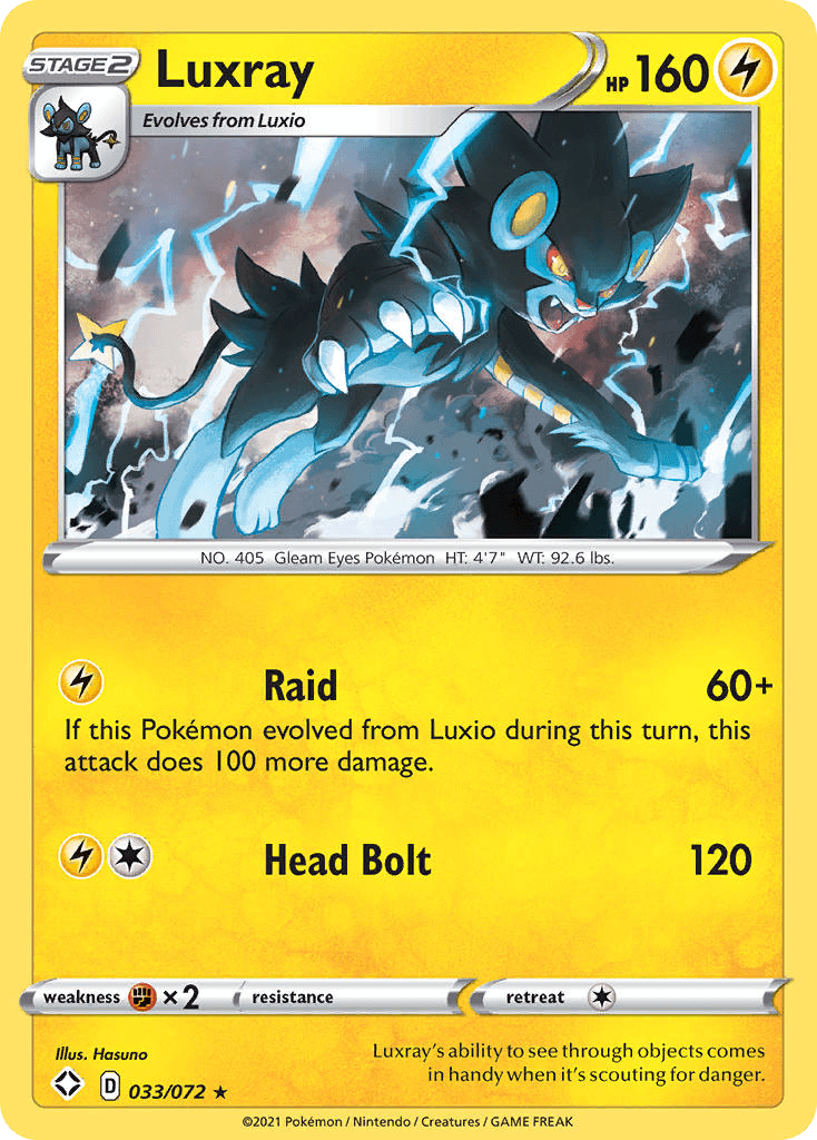 Luxray, Shining Fates 33