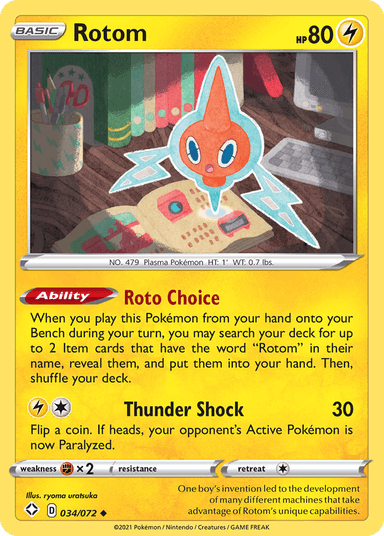 Rotom, Shining Fates 34