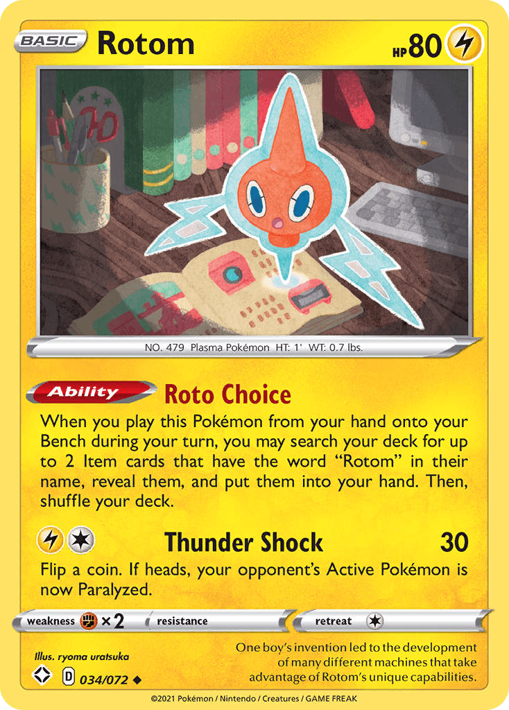 Rotom, Shining Fates 34