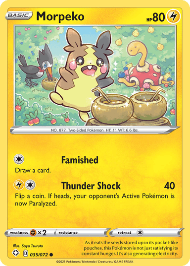 Morpeko, Shining Fates 35