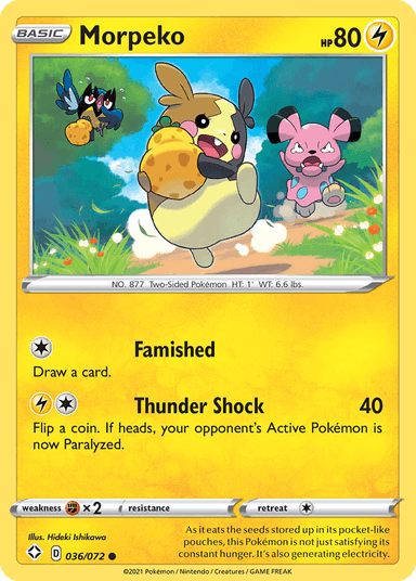 Morpeko, Shining Fates 36