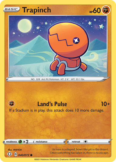 Trapinch, Shining Fates 40