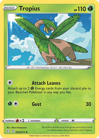Tropius, Shining Fates 5