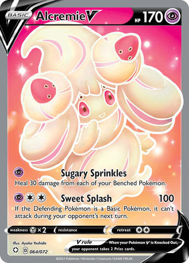 Alcremie V, Shining Fates 64