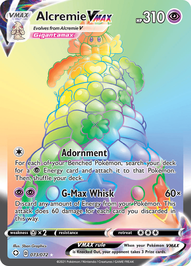 Alcremie VMAX, Shining Fates 73