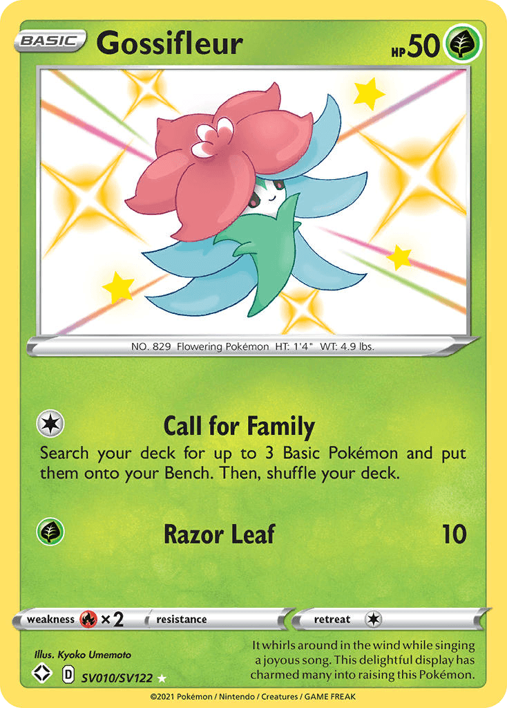 Gossifleur, Shining Fates Shiny Vault SV010