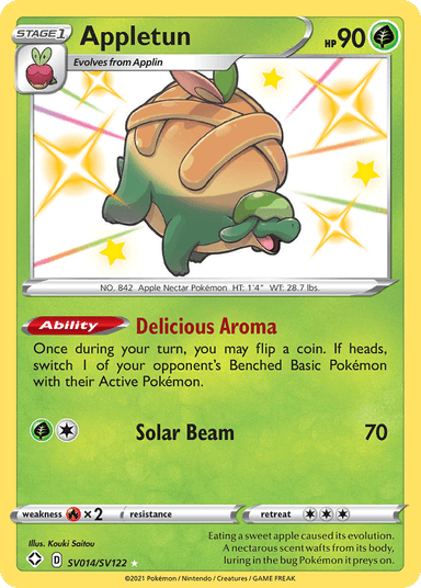 Appletun, Shining Fates Shiny Vault SV014