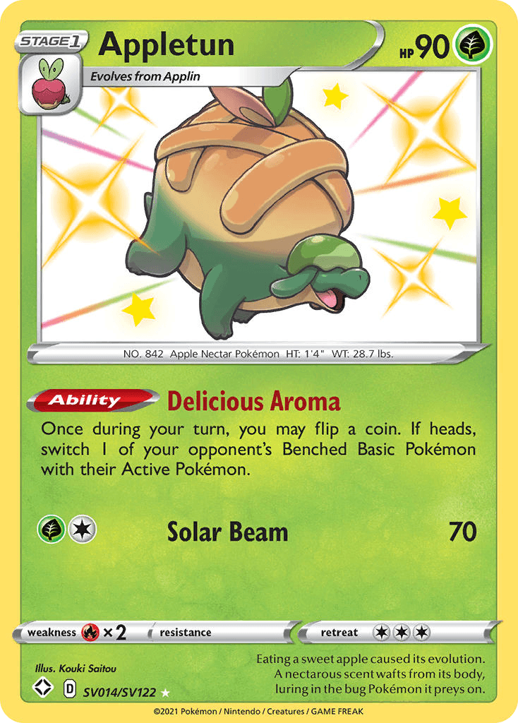 Appletun, Shining Fates Shiny Vault SV014