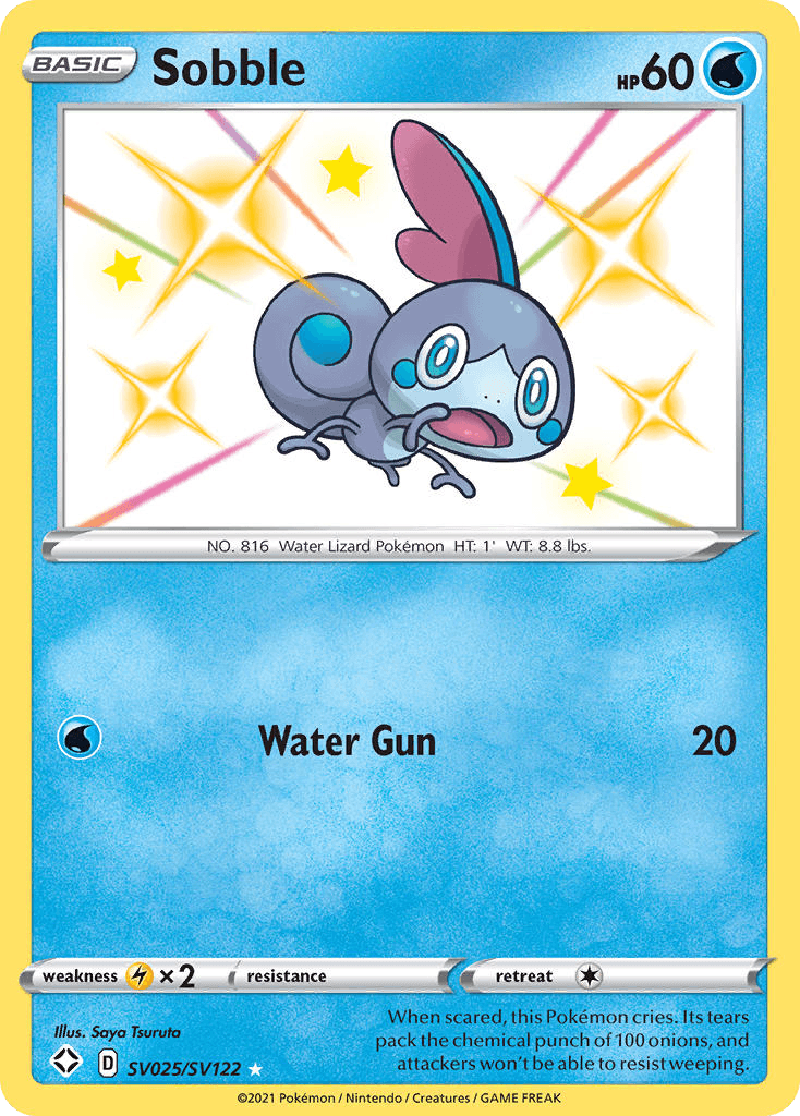 Sobble, Shining Fates Shiny Vault SV025