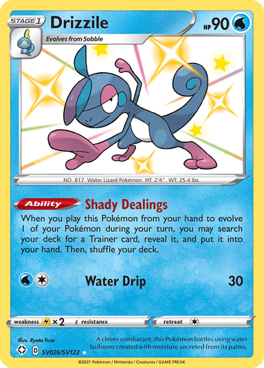 Drizzile, Shining Fates Shiny Vault SV026