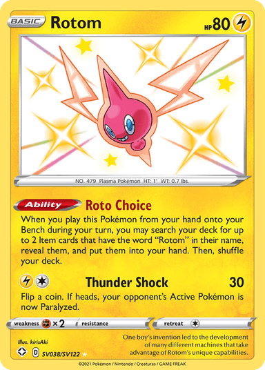 Rotom, Shining Fates Shiny Vault SV038