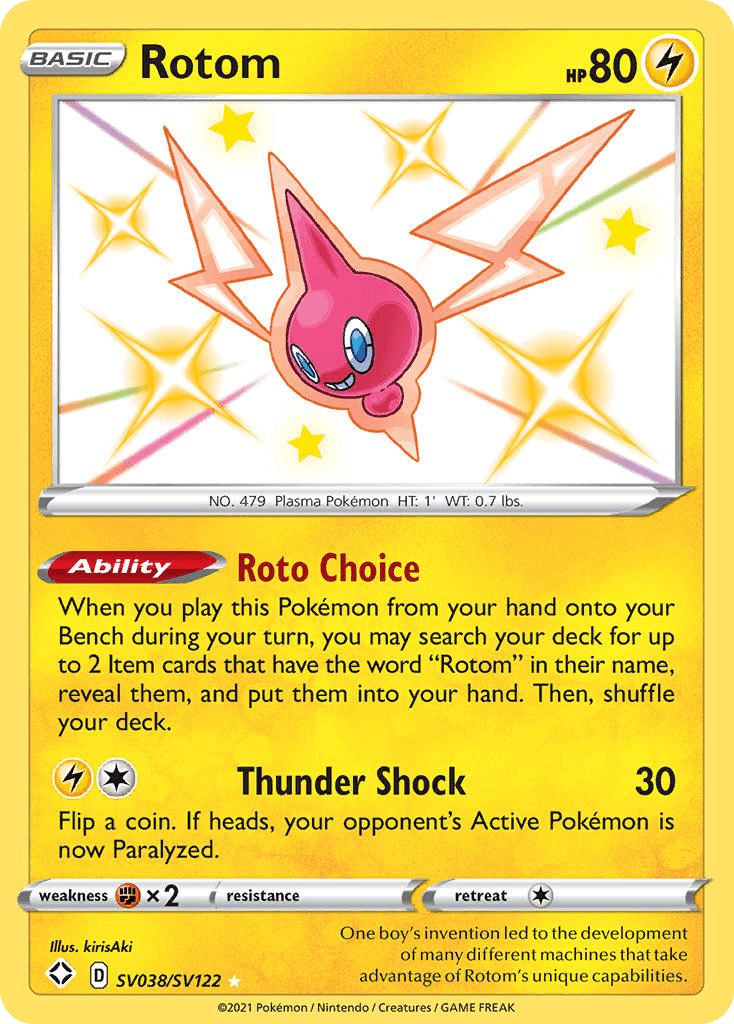 Rotom, Shining Fates Shiny Vault SV038