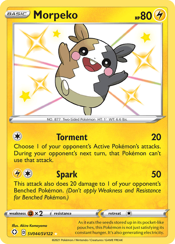 Morpeko, Shining Fates Shiny Vault SV044