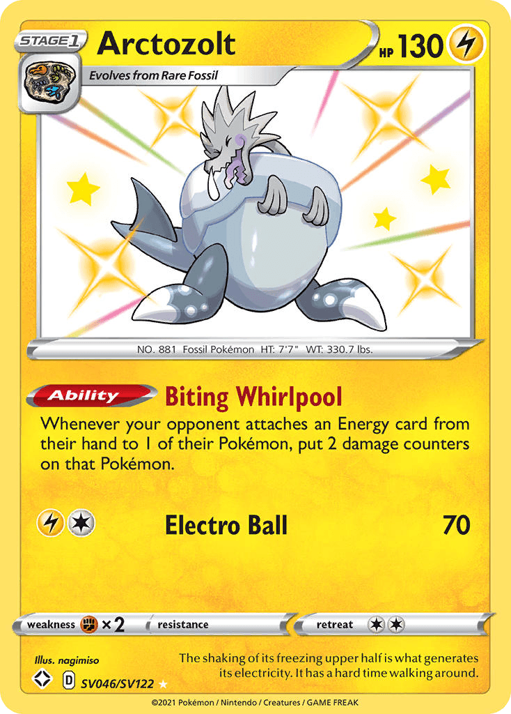 Arctozolt, Shining Fates Shiny Vault SV046