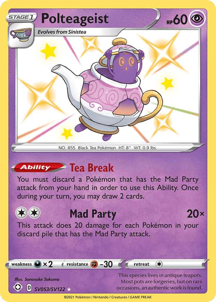Polteageist, Shining Fates Shiny Vault SV053