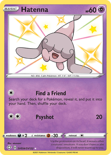 Hatenna, Shining Fates Shiny Vault SV054