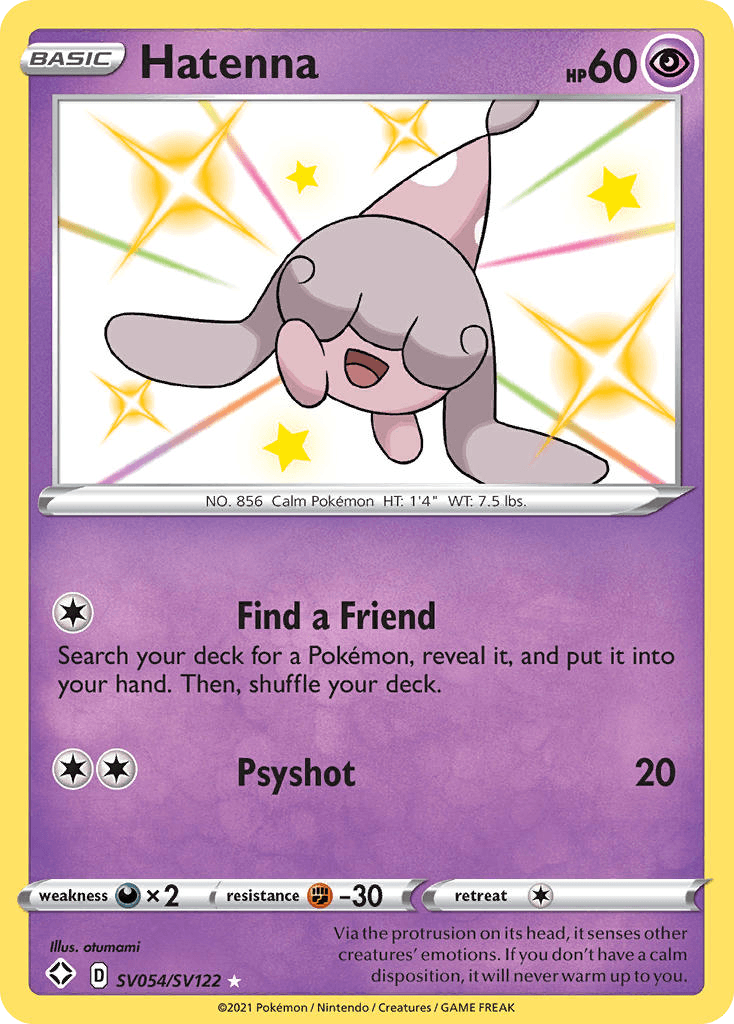 Hatenna, Shining Fates Shiny Vault SV054