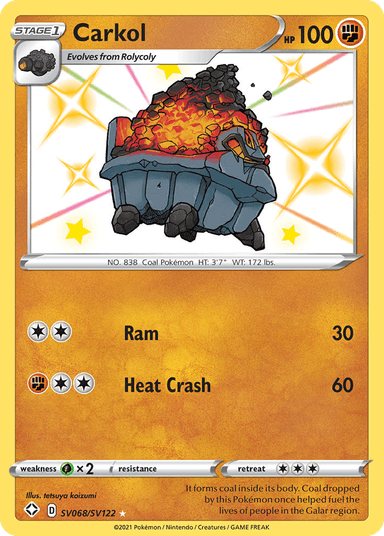 Carkol, Shining Fates Shiny Vault SV068