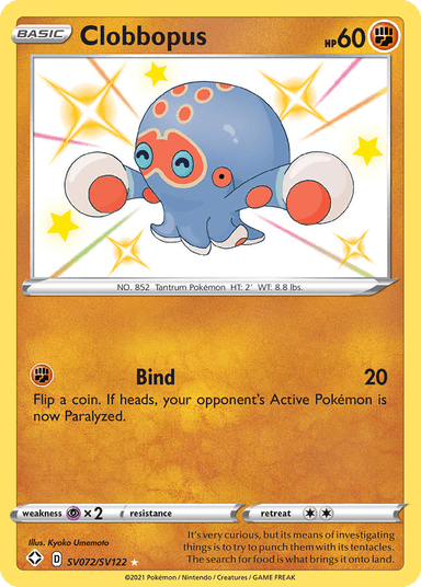 Clobbopus, Shining Fates Shiny Vault SV072