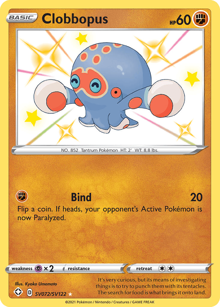 Clobbopus, Shining Fates Shiny Vault SV072