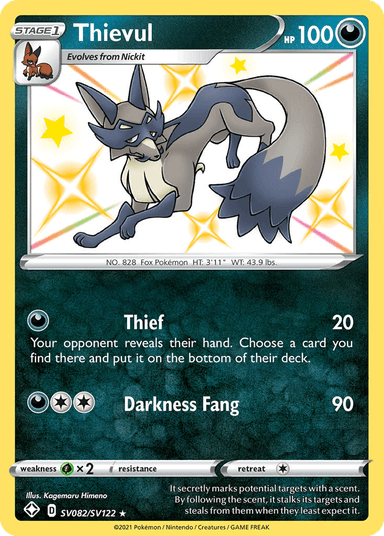 Thievul, Shining Fates Shiny Vault SV082