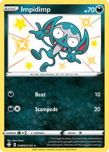Impidimp, Shining Fates Shiny Vault SV083