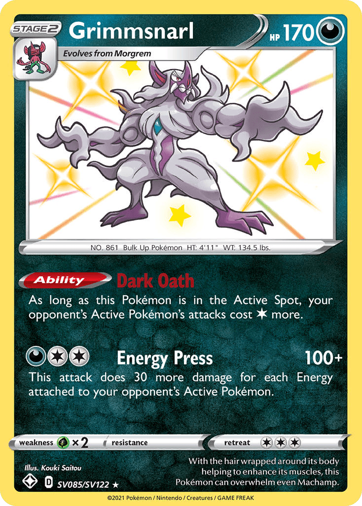 Grimmsnarl, Shining Fates Shiny Vault SV085