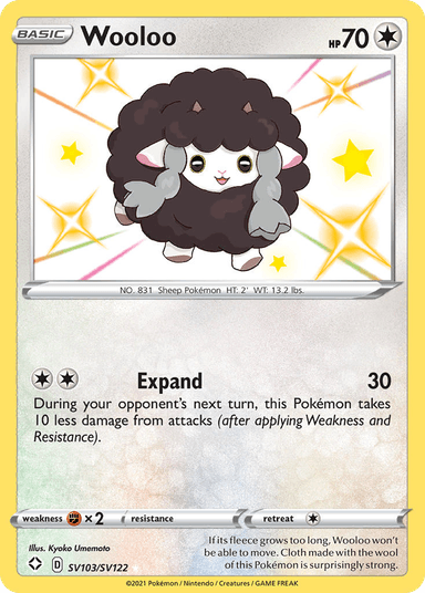 Wooloo, Shining Fates Shiny Vault SV103
